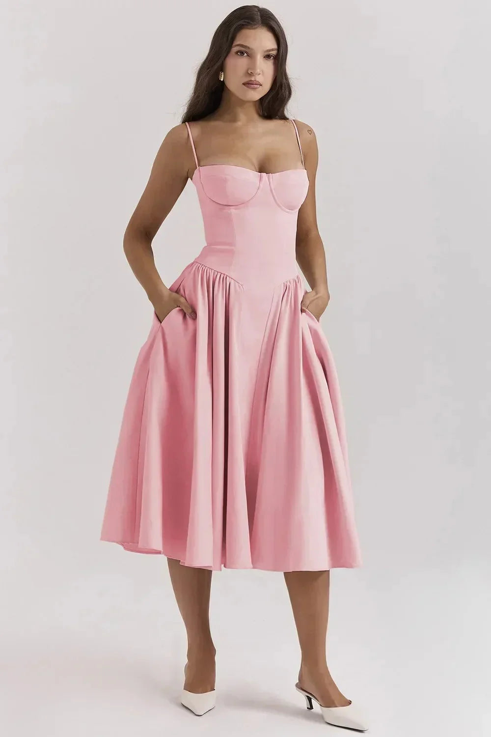 Camila | Vestido retro midi